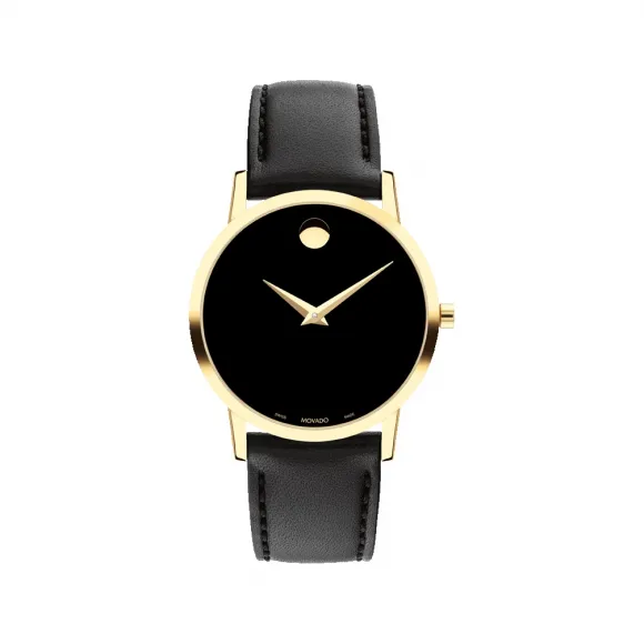 摩凡陀/Movado Shop Watches|Museum Classic系列 33MM 黄色 PVD ​​抛光不锈钢 石英机芯 女表 0607584