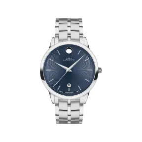 摩凡陀/Movado 1881 Automatic系列 39.5MM 不锈钢 自动机械机芯 中性表 0607622
