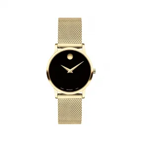 摩凡陀/Movado Shop Watches|Museum Classic系列 28MM 黄色 PVD ​​抛光不锈钢 石英机芯 女表 0607627