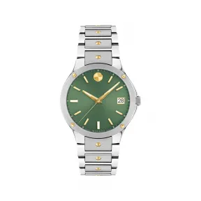 摩凡陀/Movado 摩凡陀撼动系列腕表 双色表链 绿色表盘 0607635