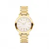 摩凡陀/Movado Vizio系列 32MM 浅黄金 PVD ​​抛光精钢 石英机芯 女表 0607636