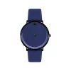 摩凡陀/Movado 摩凡陀摩登47系列腕表 黑色表带 蓝色表盘 0607639