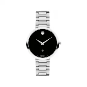 摩凡陀/Movado Museum Classic系列 32MM 不锈钢 自动机械机芯 女表 0607678