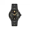 摩凡陀/Movado SE系列 33MM 黑色陶瓷和黄色 PVD ​​抛光精钢 石英机芯 女表 0607741