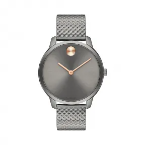 摩凡陀/Movado 波特系列超薄灰色腕表 3600597