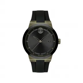 摩凡陀/Movado BOLD系列 42.3MM 灰色离子镀不锈钢 石英机芯 男表 3600625
