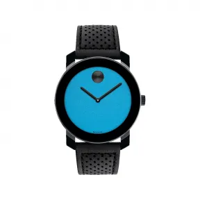 摩凡陀/Movado BOLD系列 42MM 黑色 TR90 复合材料和不锈钢 石英机芯 男表 3600761