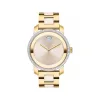 摩凡陀/Movado BOLD系列 36.3MM 淡金色离子镀不锈钢 石英机芯 女表 3600785