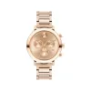 摩凡陀/Movado BOLD系列 38MM 淡玫瑰金离子镀不锈钢 石英机芯 女表 3600789