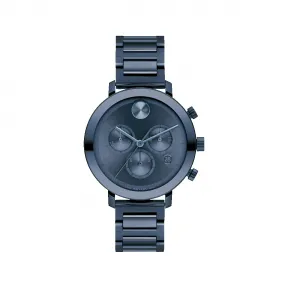 摩凡陀/Movado BOLD系列 38MM 蓝色离子镀不锈钢 石英机芯 女表 3600790