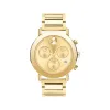 摩凡陀/Movado BOLD系列 42MM 淡金色离子镀不锈钢 石英机芯 男表 3600811