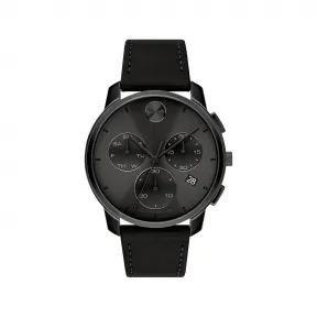 摩凡陀/Movado BOLD系列 42MM 黑色离子镀不锈钢 石英机芯 男表 3600835