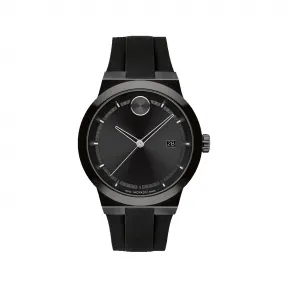 摩凡陀/Movado BOLD系列 42.3MM 黑色离子镀不锈钢 石英机芯 男表 3600849