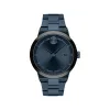 摩凡陀/Movado BOLD系列 42.3MM 蓝色离子镀不锈钢 石英机芯 男表 3600852