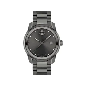 摩凡陀/Movado BOLD系列 42MM 离子镀不锈钢 石英机芯 男表 3600860