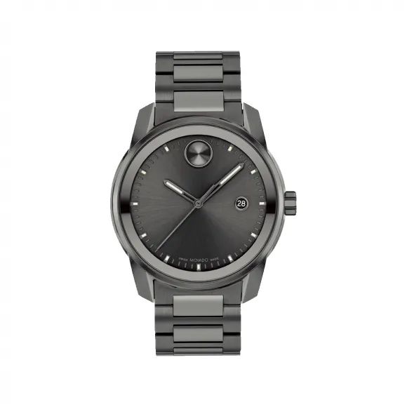 摩凡陀/Movado BOLD系列 42MM 离子镀不锈钢 石英机芯 男表 3600860