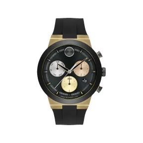 摩凡陀/Movado BOLD系列 44.5MM 淡金色离子镀不锈钢 石英机芯 男表 3600896