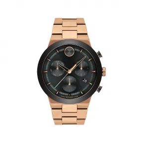 摩凡陀/Movado BOLD系列 44.5MM 青铜 PVD ​​抛光不锈钢 石英机芯 男表 3600898