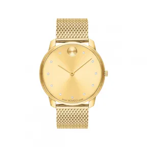 摩凡陀/Movado BOLD系列 42MM 淡金色离子镀不锈钢 石英机芯 男表 3600903