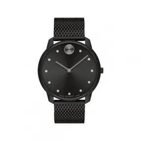 摩凡陀/Movado BOLD系列 42MM 黑色离子镀不锈钢 石英机芯 男表 3600904