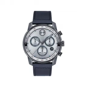 摩凡陀/Movado BOLD系列 44MM 灰色 PVD ​​抛光不锈钢 石英机芯 男表 3600909