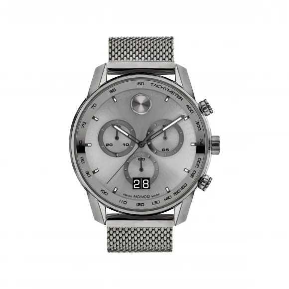 摩凡陀/Movado BOLD系列 48MM 离子镀不锈钢 石英机芯 男表 3600910