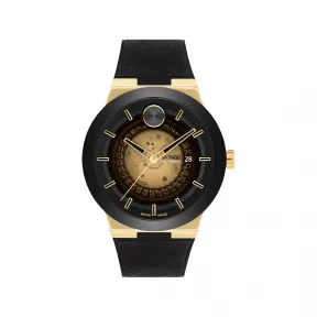 摩凡陀/Movado BOLD系列 43.5MM 淡金色离子镀不锈钢 自动机械机芯 男表 3600927