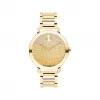 摩凡陀/Movado BOLD系列 34MM 淡金色离子镀不锈钢 石英机芯 女表 3600931