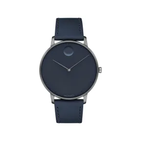 摩凡陀/Movado Face系列 41MM 灰色离子镀不锈钢 石英机芯 男表 3640004
