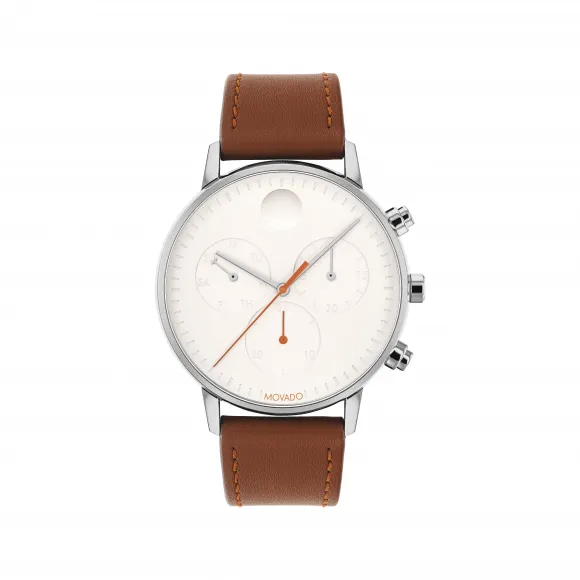 摩凡陀/Movado Face系列 43MM 不锈钢 石英机芯 男表 3640037