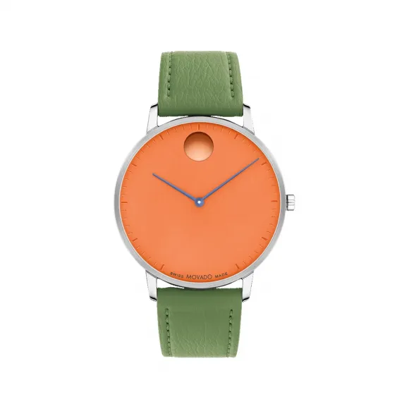 摩凡陀/Movado Face系列 41MM 不锈钢 石英机芯 男表 3640096