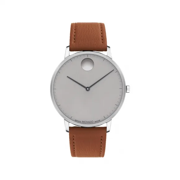 摩凡陀/Movado Face系列 41MM 不锈钢 石英机芯 男表 3640100