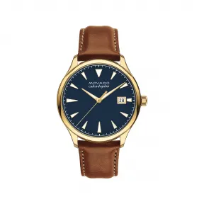 摩凡陀/Movado 摩凡陀传承系列腕表 黄金离子镀不锈钢表壳 3650028