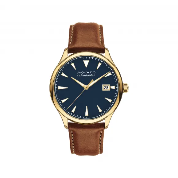 摩凡陀/Movado 摩凡陀传承系列腕表 黄金离子镀不锈钢表壳 3650028