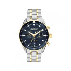 摩凡陀/Movado Heritage Series系列 42MM 不锈钢 石英机芯 男表 3650126