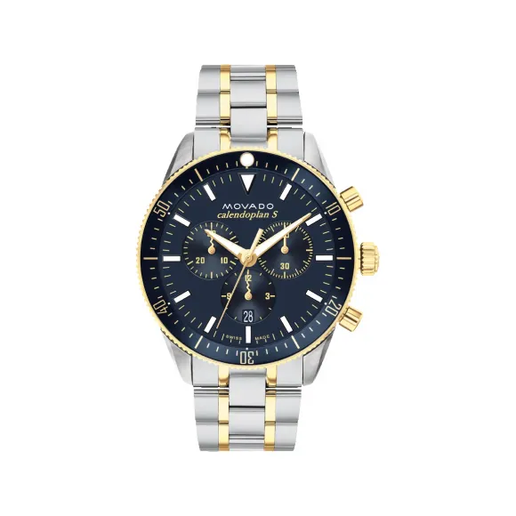 摩凡陀/Movado Heritage Series系列 42MM 不锈钢 石英机芯 男表 3650126