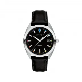 摩凡陀/Movado Heritage Series系列 39MM 不锈钢 石英机芯 男表 3650139