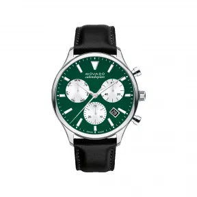 摩凡陀/Movado Heritage Series系列 43MM 不锈钢 石英机芯 男表 3650149