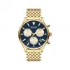 摩凡陀/Movado Heritage Series系列 43MM 黄金离子镀不锈钢 石英机芯 男表 3650150