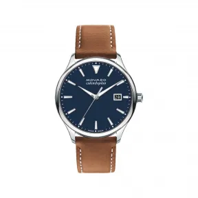 摩凡陀/Movado Heritage Series系列 40MM 不锈钢 石英机芯 男表 3650155