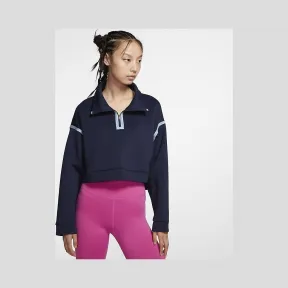 耐克/Nike 女子 1/4 长拉链针织训练套头衫 BV4062-498