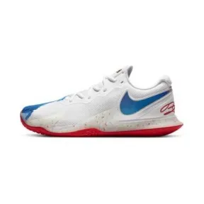 耐克/Nike 白色/电子绿/迷人红/清透蓝 男子硬地球场网球鞋 CD0424-101