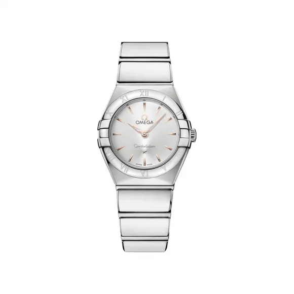 欧米茄/Omega 星座系列 25MM 精钢表壳 搭配 精钢表链 - 131.10.25.60.02.002