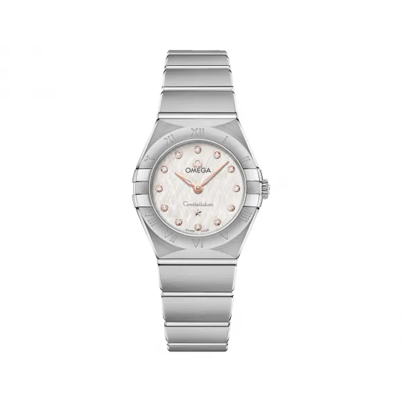 欧米茄/Omega 星座系列 精钢表链 石英机芯 131.10.25.60.52.001