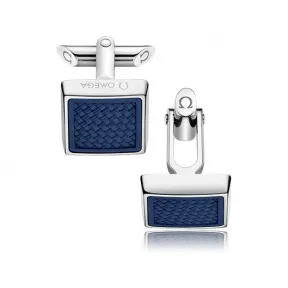 欧米茄/Omega 精钢搭配蓝色橡胶: 袖扣 CA05ST0000205