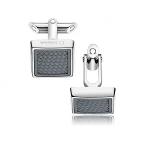 欧米茄/Omega 精钢搭配灰色橡胶: 袖扣 CA05ST0000305