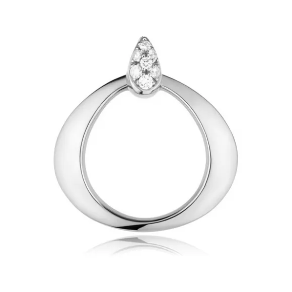 欧米茄/Omega 白色18K金，镶嵌钻石: OMEGA DEWDROP系列 吊坠 - P90BCA0200305