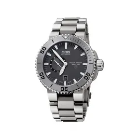 豪利时/Oris Oris Aquis Aquis 钛金属小秒针日历表 01 743 7664 7253-07 8 26 75PEB
