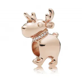 潘多拉/Pandora Happy Reindeer Charm, Clear CZ 787514CZ
