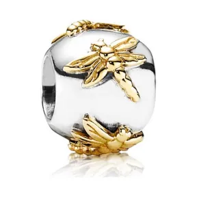 潘多拉/Pandora 魅力蜻蜓14K金 925银串饰790898